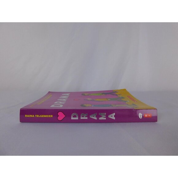 Drama Raina Telgemeier Graphic Novel Middle Grade Teen Softcover Scholastic Book - Picture 3 of 5